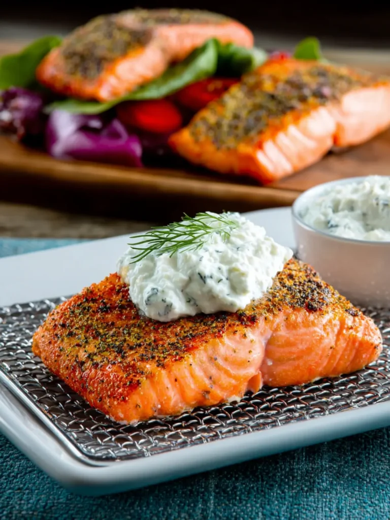 Greek Salmon with Tzatziki First Image