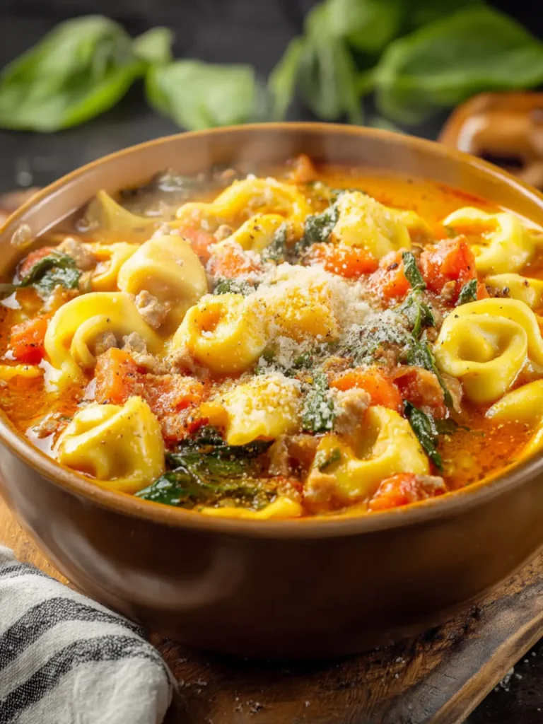 Crockpot Tortellini Soup First Image