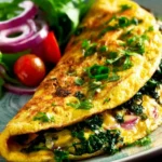 Kale Omelet with Cheese (for Two) First Image