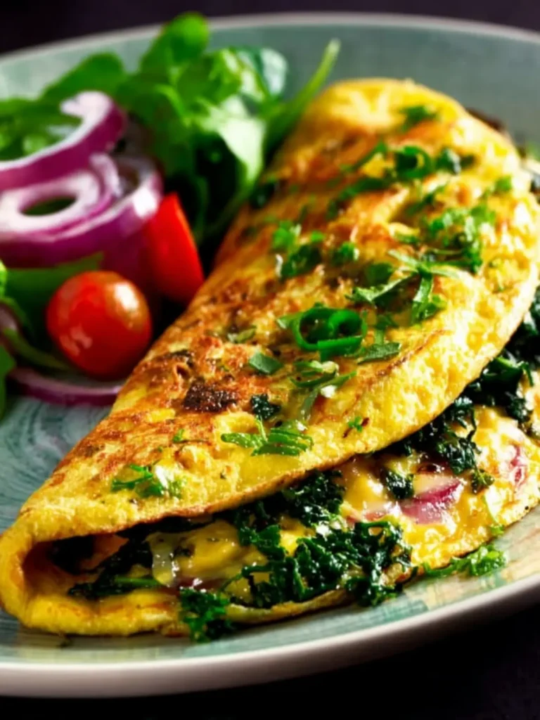 Kale Omelet with Cheese (for Two) First Image