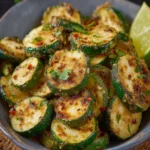 Air Fryer Parmesan Zucchini Recipe (No Breading) First Image