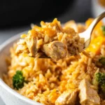 Cheesy Instant Pot Chicken and Rice First Image