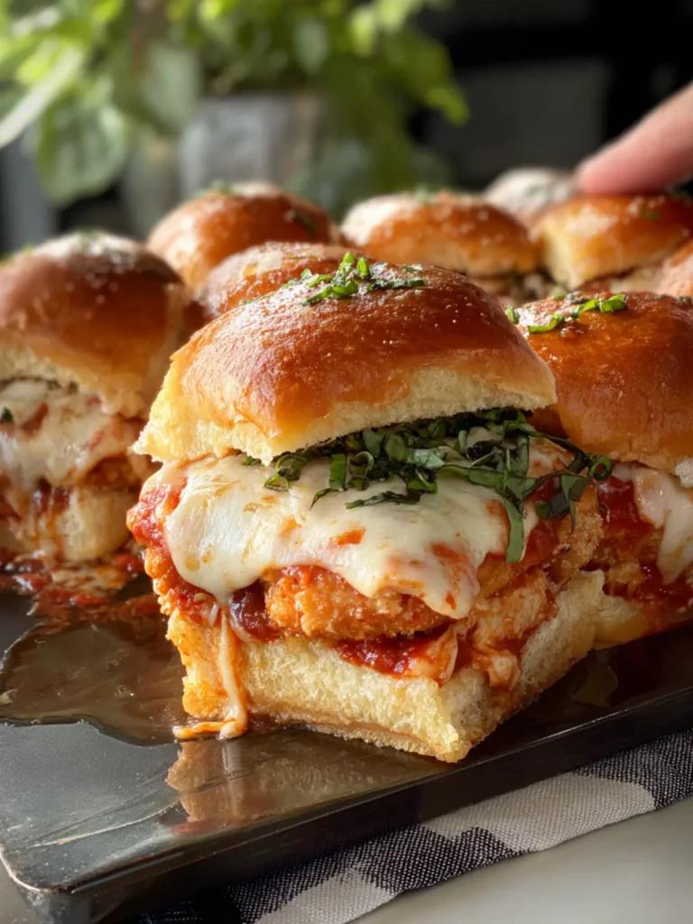 Chicken Parmesan Sliders First Image