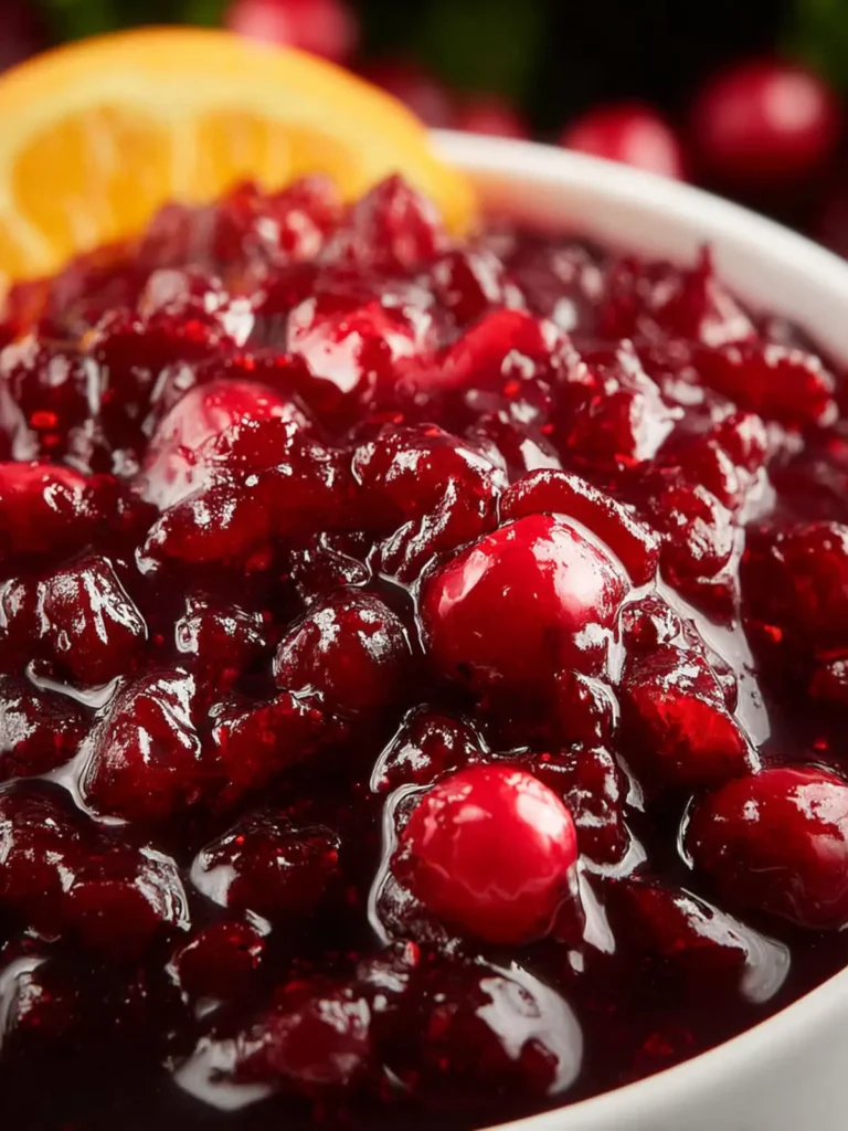 Cranberry Orange Sauce First Image