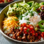 Delicious Low Carb Burrito Bowl Recipe for Healthy Eating First Image