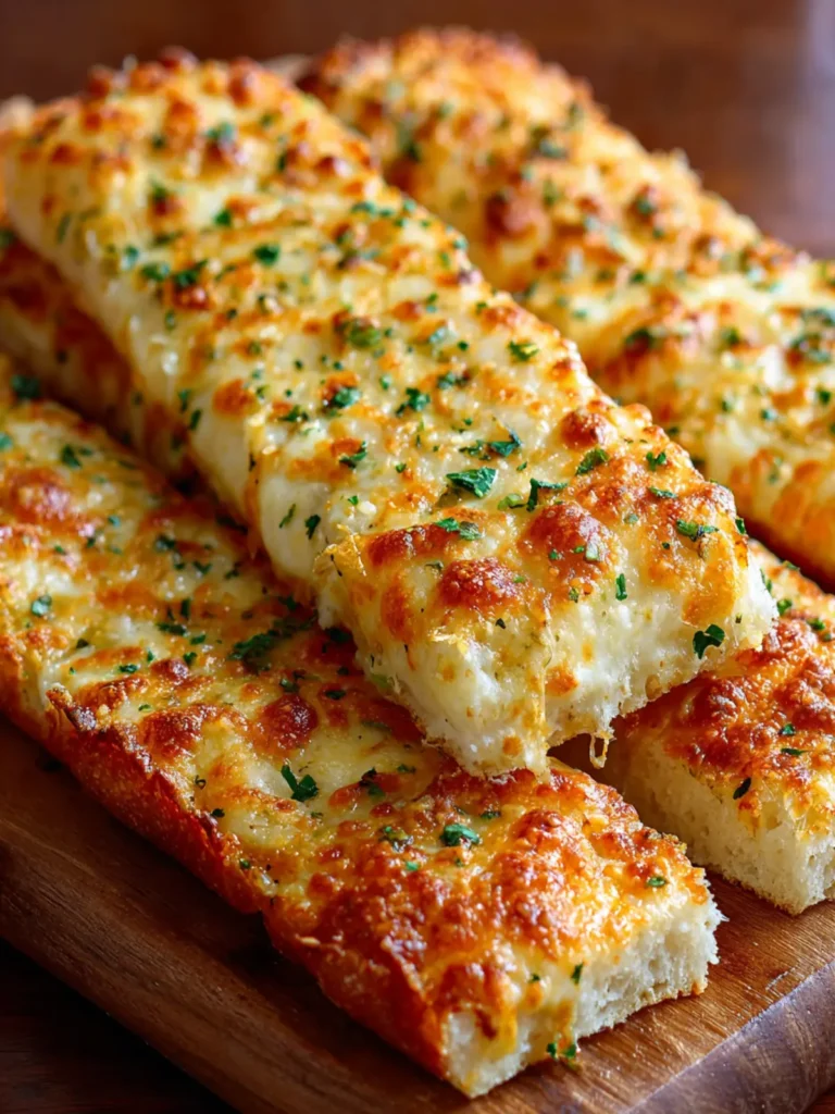 Easy Cheesy Garlic Breadsticks – Buttery, Gooey & Irresistible First Image