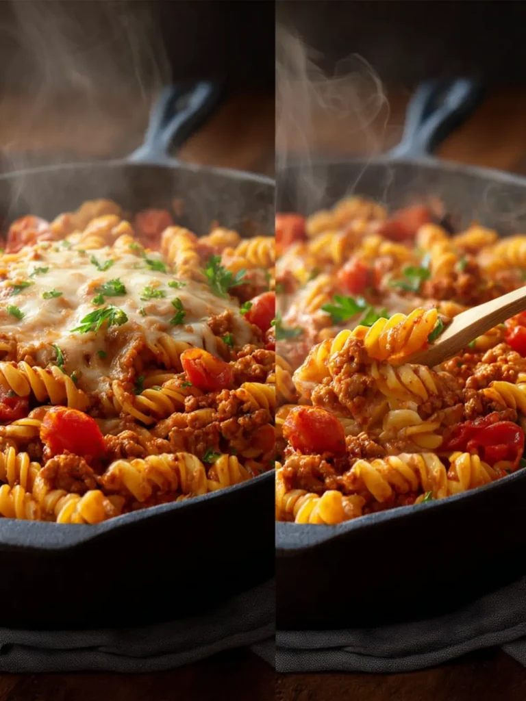 Easy Ground Turkey Pasta First Image