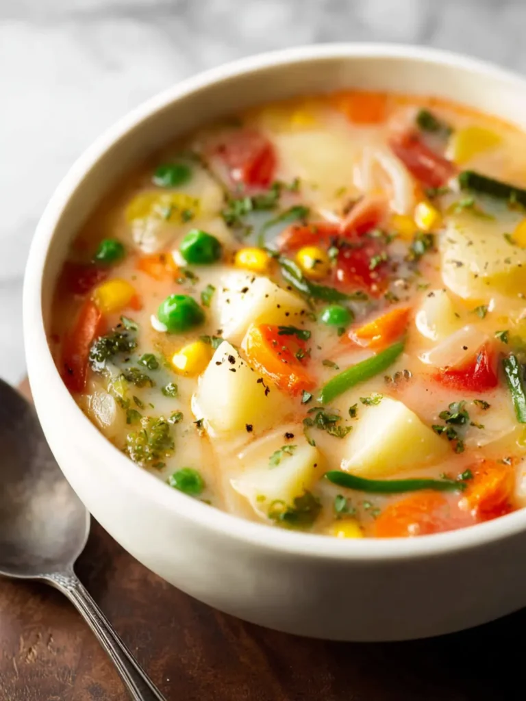 Potato Vegetable Soup First Image