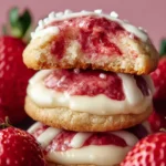 Strawberry Cheesecake Cookies: Gooey and Irresistible Treats First Image