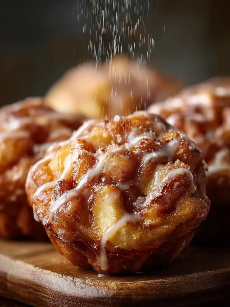 Warm Baked Apple Fritters Recipe First Image