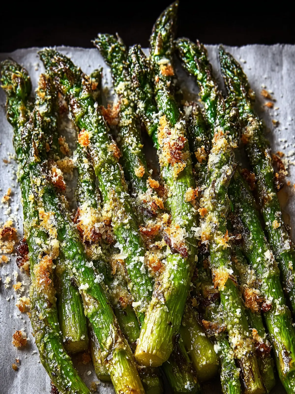 Baked Asparagus with Parmesan Cheese: Crispy & Irresistible Delight