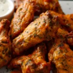 Baked Buffalo Ranch Chicken Wings First Image