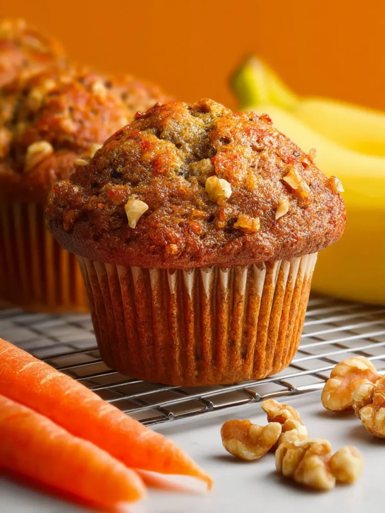 Carrot Banana Muffins First Image