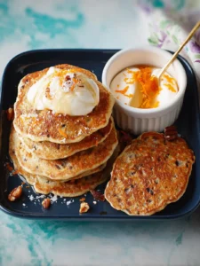 Carrot Cake Pancakes First Image