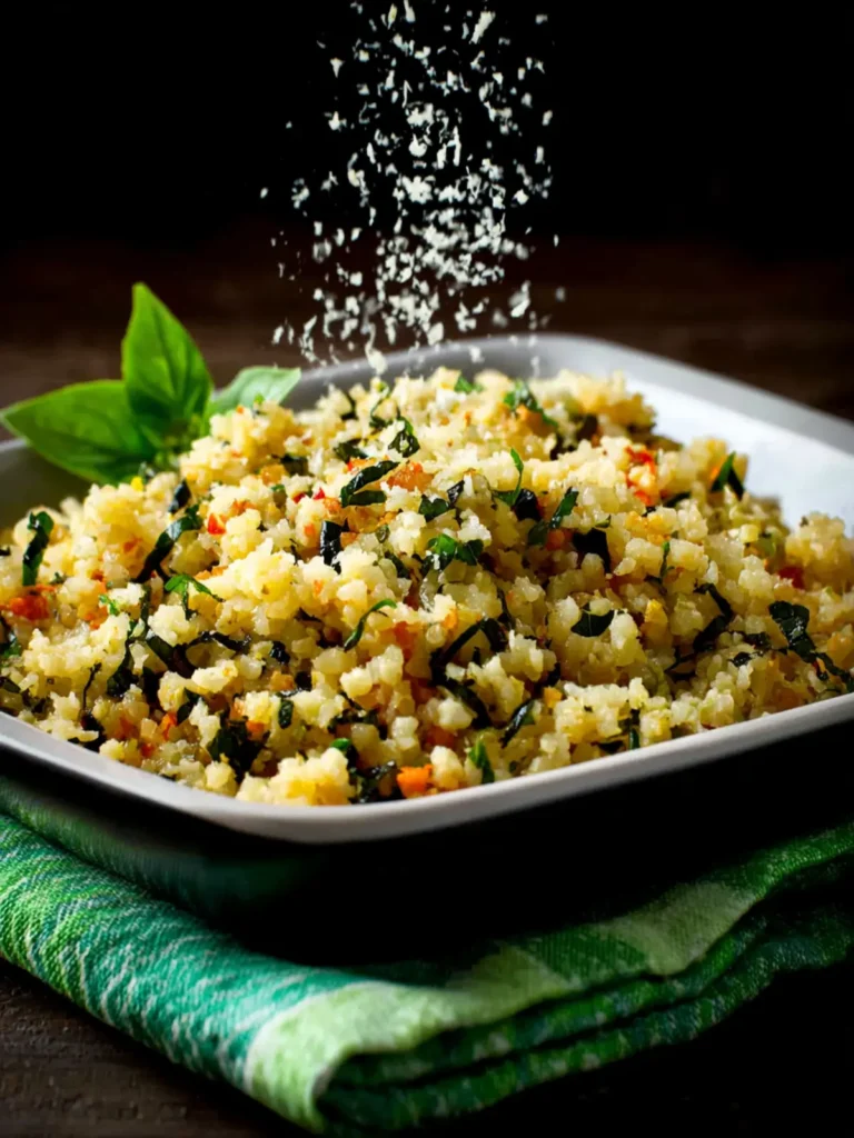 Cauliflower Rice Basil Parmesan First Image