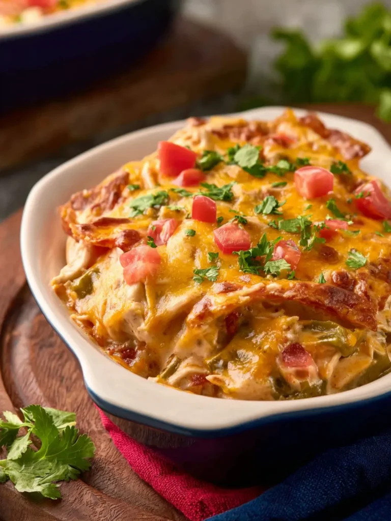 Easy King Ranch Chicken Casserole Recipe with Rotel First Image