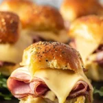 Extra Cheesy Hot Ham And Cheese Sliders First Image