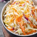 Healthy Homemade Coleslaw Salad First Image