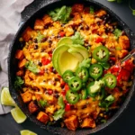 One Skillet Sweet Potato Burrito Bowl First Image