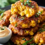 Sweet Corn Fritters with Chili Lime Aioli First Image