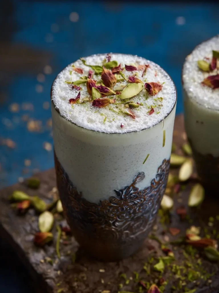Sweet Lassi Recipe (Refreshing Indian Yogurt Drink) First Image