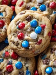 4th of July chocolate chip cookies First Image
