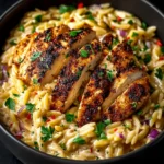 Cajun Chicken Alfredo Orzo First Image