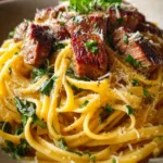 Cowboy Butter Steak Linguine First Image