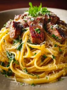 Cowboy Butter Steak Linguine First Image