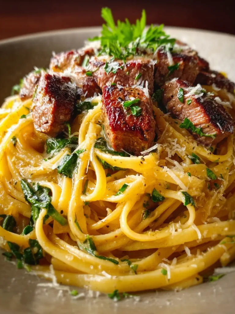 Cowboy Butter Steak Linguine First Image