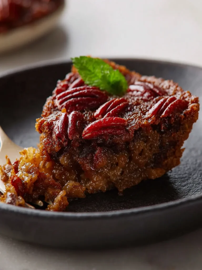 crustless pecan pie First Image