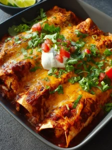 high protein chicken enchiladas First Image